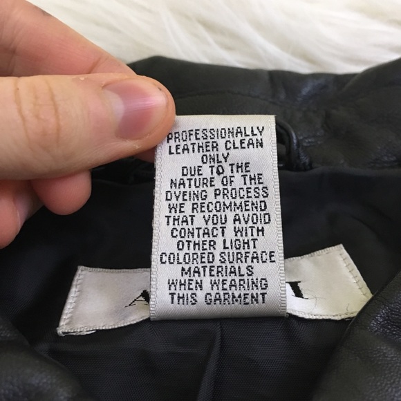 🎉SOLD🎉Alfani Genuine Leather Soft Black Jacket - Picture 8 of 8